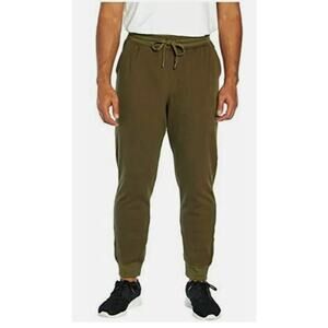 ORVIS Luxe Brushed Fleece Drawstring Jogger Sweatpants Cozy Olive Green Mens XL